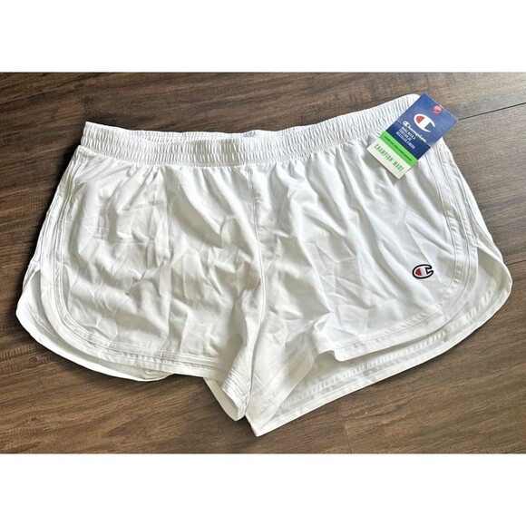 Champion Women's Lightweight  Fitness Workout Gym Running Shorts White XXL - Picture 4 of 9